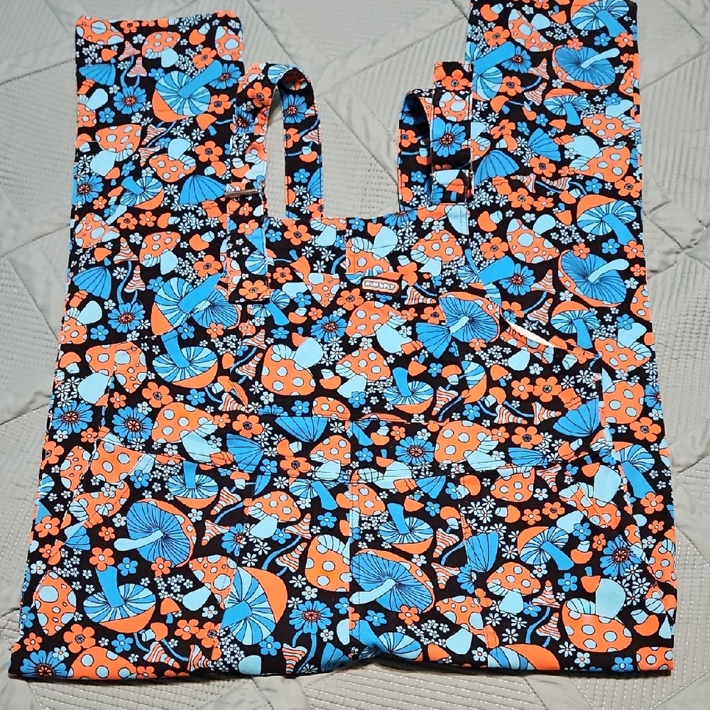 Run & Fly Mushroom Dungarees